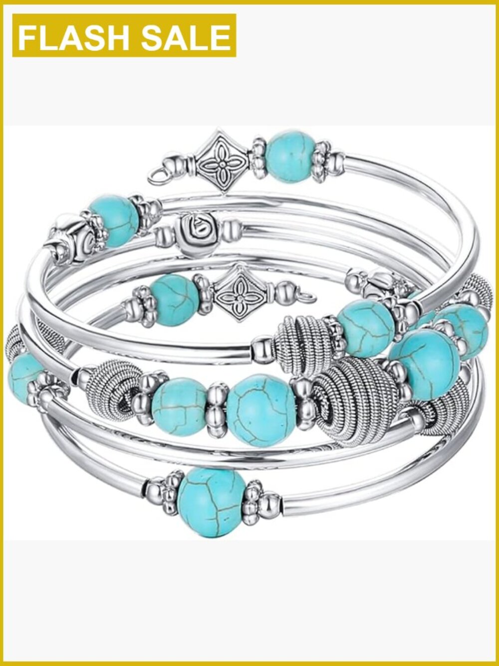 Chakra Beaded Wrap Bracelet with Mala Stone